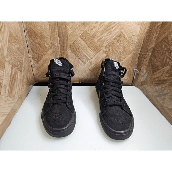 Vans Women's Off The Wall Skateboard Hi-top Classic Black Shoes Size 7.5 659 - Picture 7 of 11